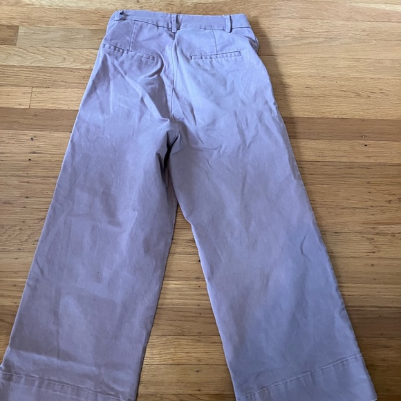Frank and Oak Wide Leg Crop Pants - Picture 3 of 4